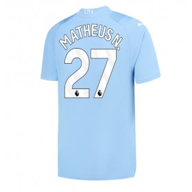 Manchester City Matheus Nunes #27 Hemmakläder 2023-24 Kortärmad
